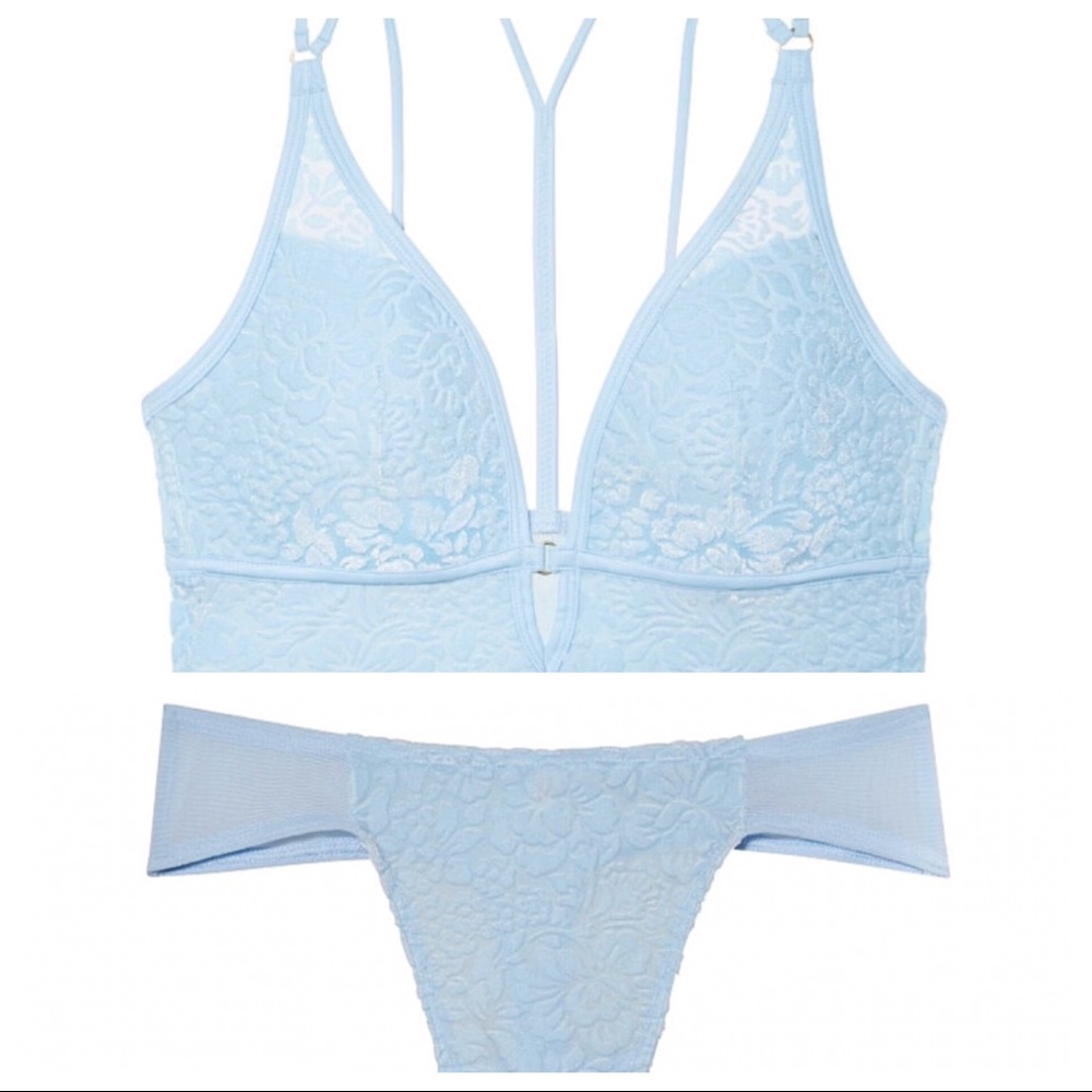 Victoria’s Secret PINK Velvet Bralette Set